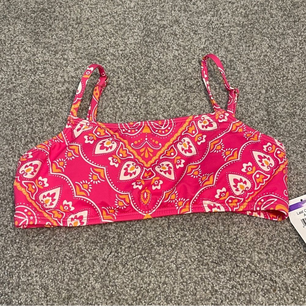 HOBIE Girls Swim Top Size 12 NWOT